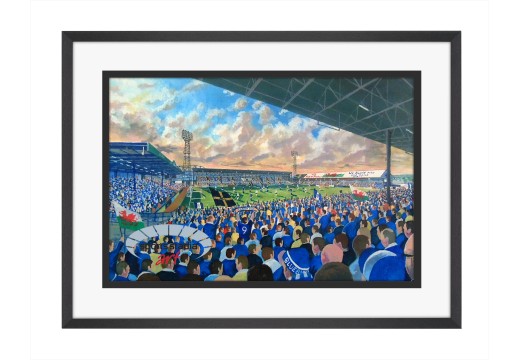 Ninian Park Stadium Fine Art Print - Cardiff City FC Ninian Park Stadium Fine Art Print - Cardiff City FC